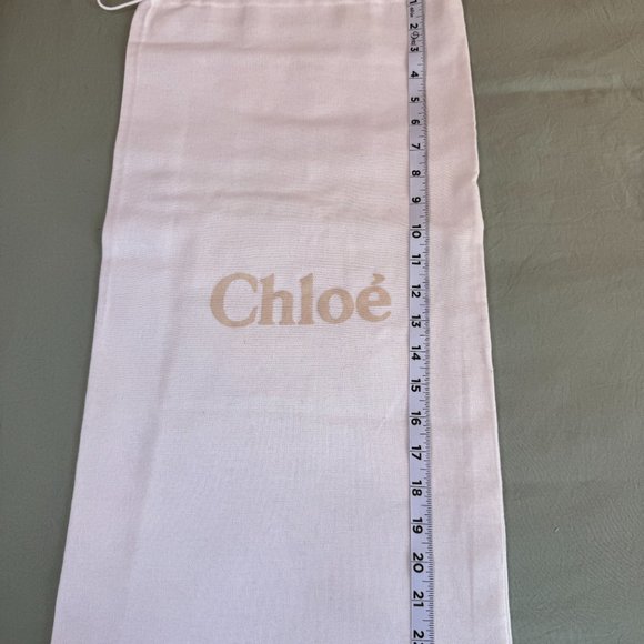 🌼 Chloé White Dust Bag Set - Large (24in x 12in) & Small (12in x 10in) 🌼 - Picture 3 of 7